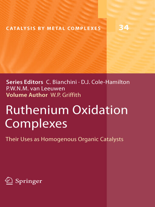 Title details for Ruthenium Oxidation Complexes by William P. Griffith - Wait list
